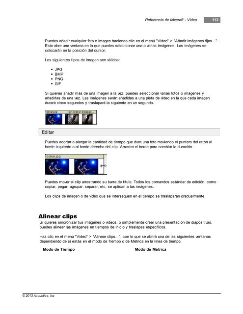 Mixcraft 6 User Manual - Acoustica