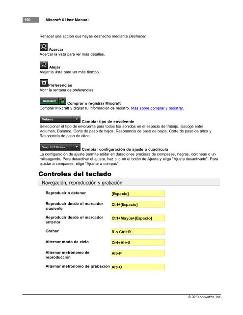 Mixcraft 6 User Manual - Acoustica