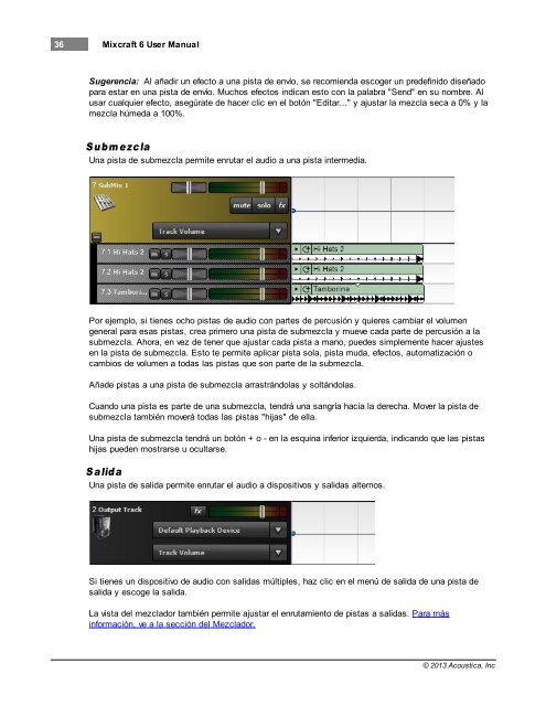 Mixcraft 6 User Manual - Acoustica