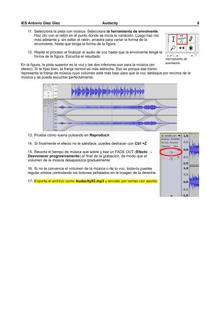 PRACTICAS DE AUDACITY