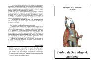 Triduo de San Miguel, arcángel - Parroquia de la Asuncion de Martos