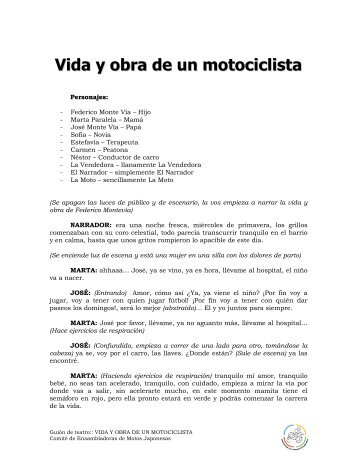 Vida y obra de un motociclista - Comité De Ensambladoras de ...