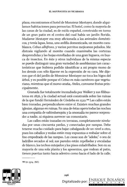 El naturalista en Nicaragua Thomas Belt Capitulo19 Iguanas y ...