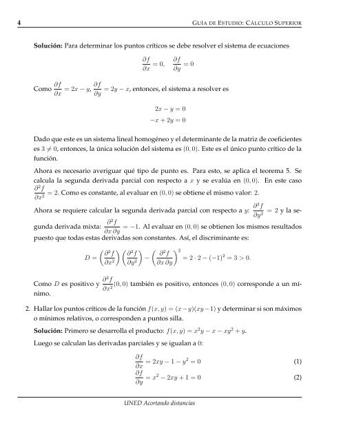 GE3011 Cálculo Superior - Repositorio de la Universidad Estatal a ...