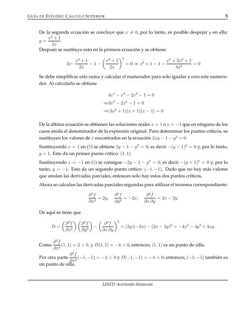 GE3011 Cálculo Superior - Repositorio de la Universidad Estatal a ...