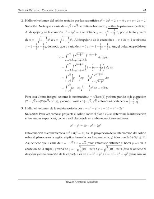 GE3011 Cálculo Superior - Repositorio de la Universidad Estatal a ...