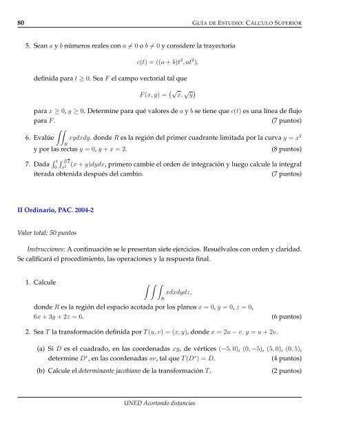 GE3011 Cálculo Superior - Repositorio de la Universidad Estatal a ...