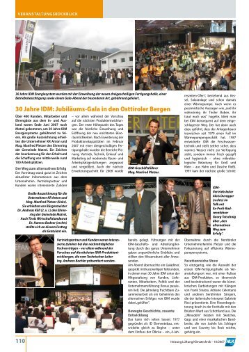 30 Jahre IDM: Jubiläums-Gala in den Osttiroler Bergen