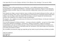 Carta aparecida en la sección «Quejas» del diario Clarín (Buenos ...