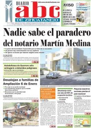 del notario Martín Medina - Diario ABC de Michoacán