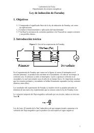 Ley de inducción de Faraday 1. Objetivos 2. Introducción teórica