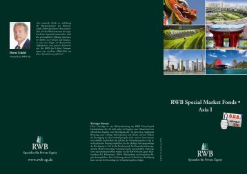 RWB Special Market Fonds • Asia I - RWB AG
