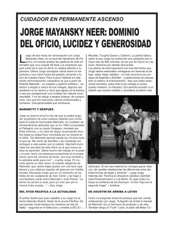 cuidador en permanente ascenso - Revista Palermo