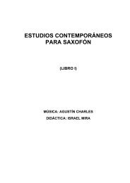 ESTUDIOS CONTEMPORÁNEOS PARA SAXOFÓN - Adolphesax