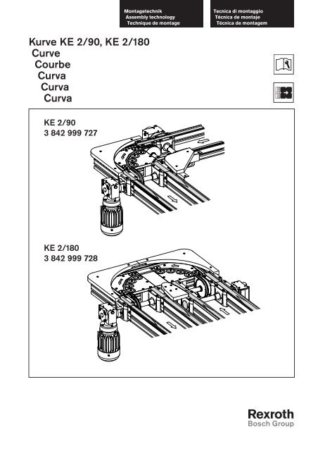 Kurve Ke 2 90 Ke 2 180 Curve Courbe Curva Bosch Rexroth