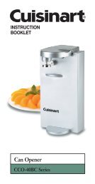 Cuisinart CEC-7 specifications