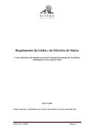 Regulamento da Linha e do Eléctrico de Sintra - Câmara Municipal ...