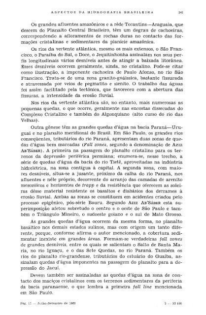 REVISTA BRASILEIRA DE GEOGRAFIA - Biblioteca - IBGE