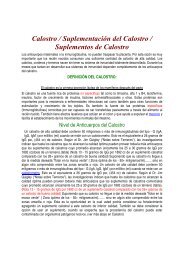 Calostro / Suplementación del Calostro ... - ovinos-caprinos