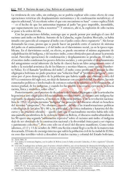 Goce racista. Una aproximación lacaniana al racismo en Bolivia