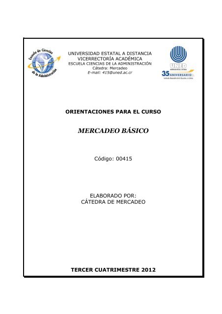 MERCADEO BÁSICO - Universidad Estatal a Distancia
