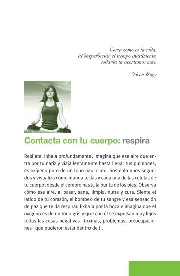 Contacta con tu cuerpo: respira - Aguilar