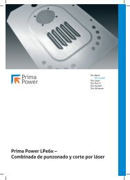 Prima Power LPe6x – Combinada de punzonado y corte por láser