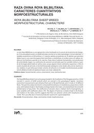 raza ovina roya bilbilitana. caracteres cuantitativos ... - Exopol