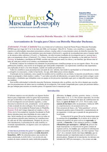 Acercamientos de Terapia para Chicos con Distrofia Muscular ...