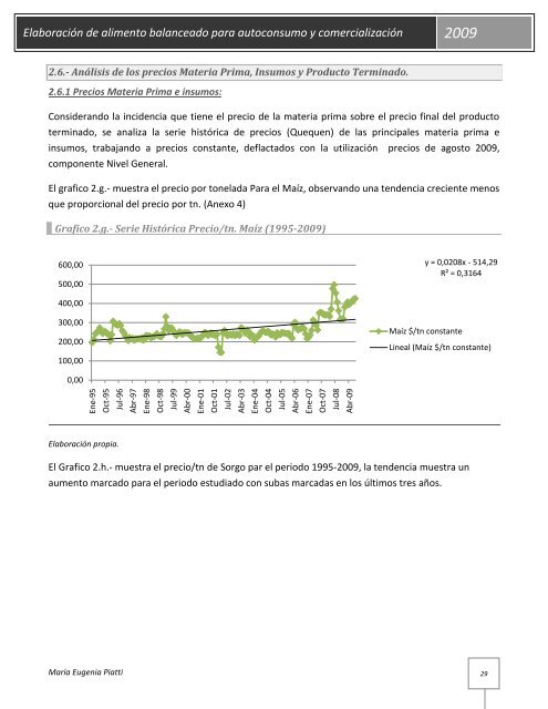 Elaboración de alimento balanceado para autoconsumo y ...