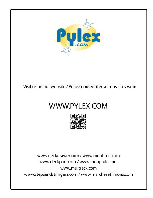 products catalog catalogue des produits catálogo de ... - Pylex