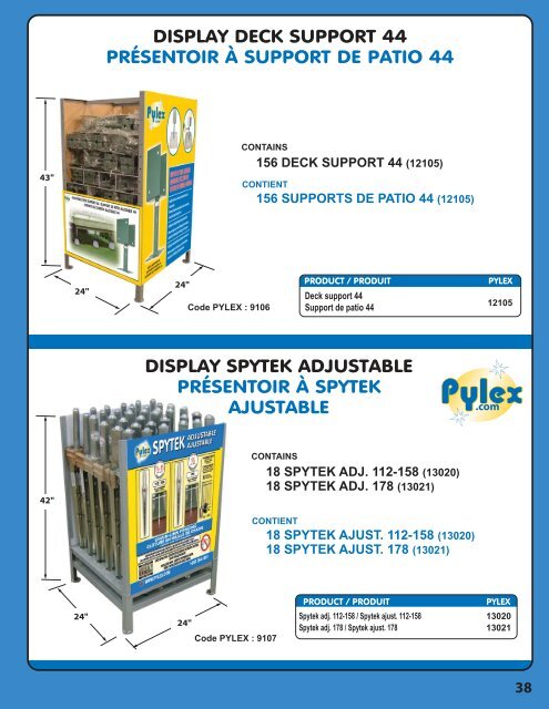 products catalog catalogue des produits catálogo de ... - Pylex