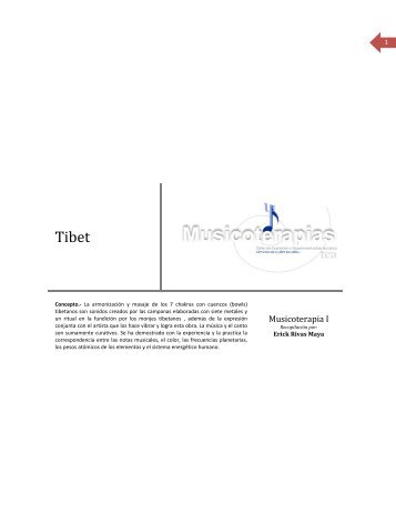 Tibet - Musicoterapias