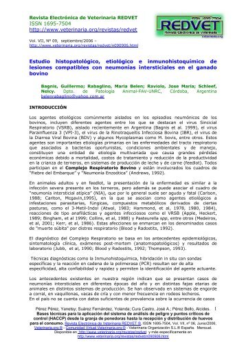 Leer articulo completo en .pdf - Veterinaria.org