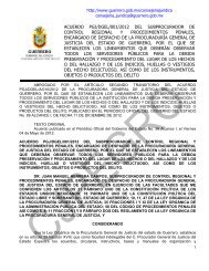 acuerdo pgj/dgel/001/2012 del subprocurador de control regional y ...