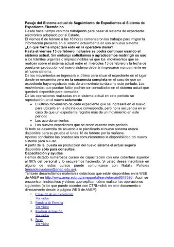 Comunicación para primeros dias - expediente electrónico (1) - Anep