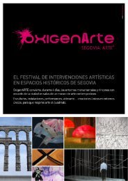 Programa Oxigenarte - Segovia 2016