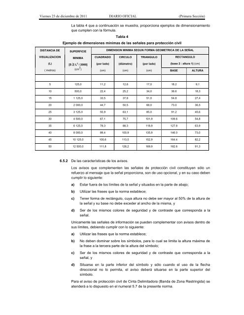 Norma Oficial Mexicana NOM-003-SEGOB/2011 - Gobierno del ...