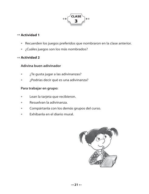 3° Básico Compartiendo cuentos, juegos y aventuras - Biblioteca UAH