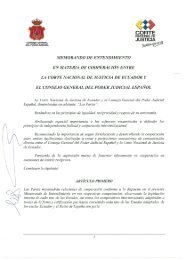 Cooperacion Ecuador - Corte Nacional de Justicia