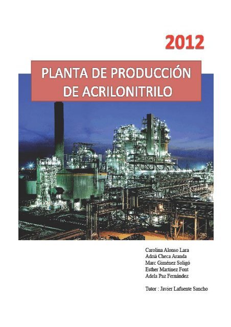 Planta de producción de acrilonitrilo - Recercat