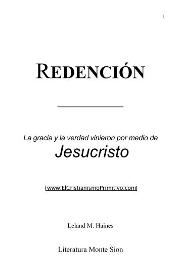 Redención - El Cristianismo Primitivo