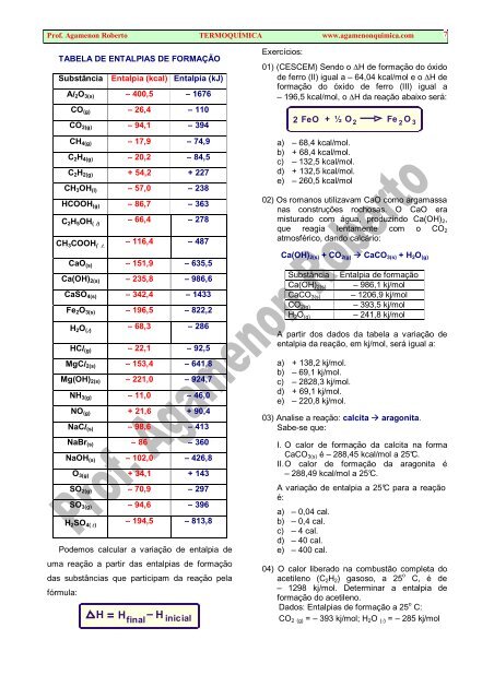 termoquimica