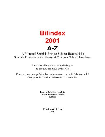 Bilindex 2001 A-Z - Dallas Public Library