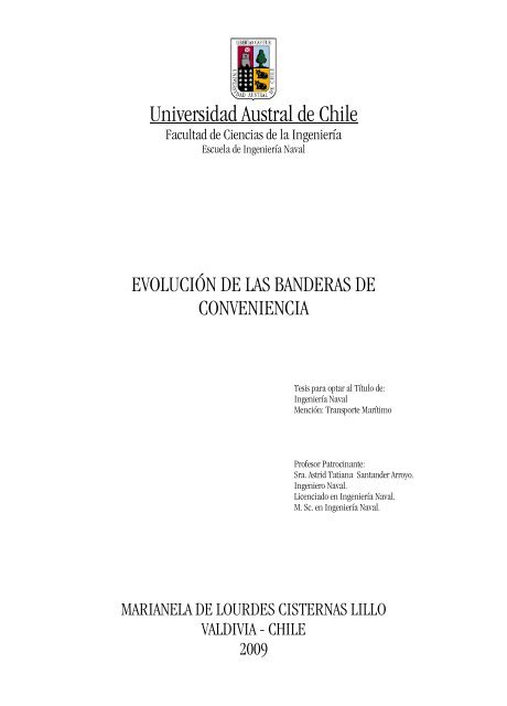 Universidad Austral de Chile - Tesis Electrónicas UACh ...
