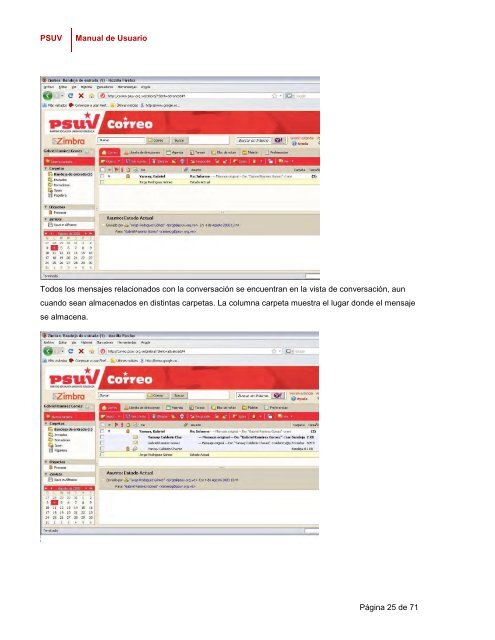 Sistema de Colaboración: Correo Electrónico - Desarrollo - Psuv