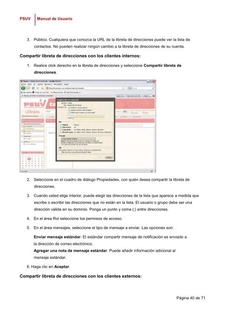 Sistema de Colaboración: Correo Electrónico - Desarrollo - Psuv