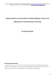 Striking a Balance in Post-Conflict Constitution-Making: Lessons ...