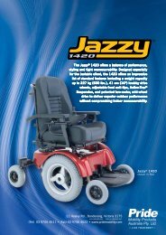 Jazzy® 1420 The Jazzy® 1420 offers a balance of performance ...