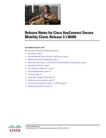 Cisco Secure Mobility Client